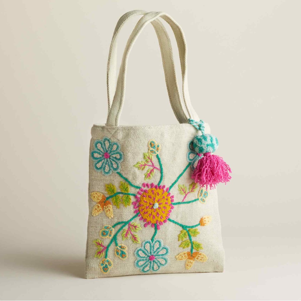 New Sundance Catalog Garden Arbor Tote Bag